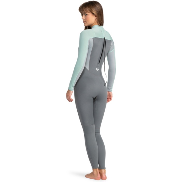 2025 Roxy Mujer Prologue 3/2mm Back Zip Neopreno ERJW103166 - Ice Green